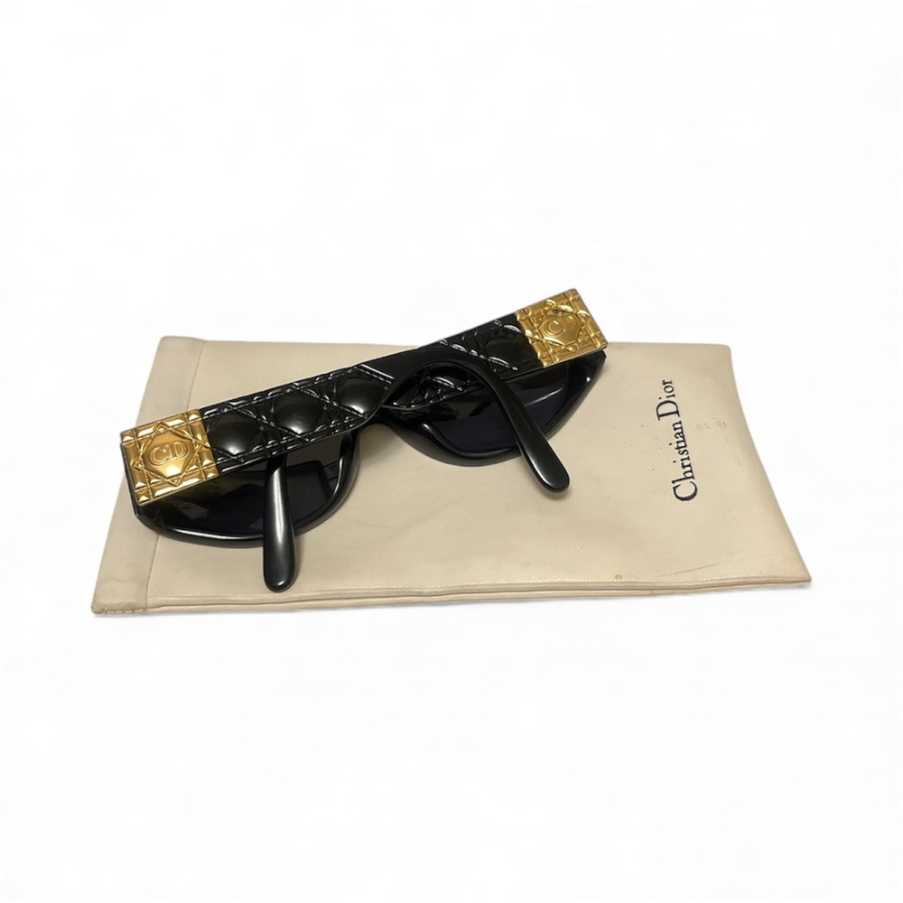 Dior Sunglasses with Black Frame and Gold Details